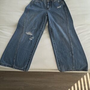 Jenee Naylor Distressed Wide Leg Jeans | Future Collective | Target